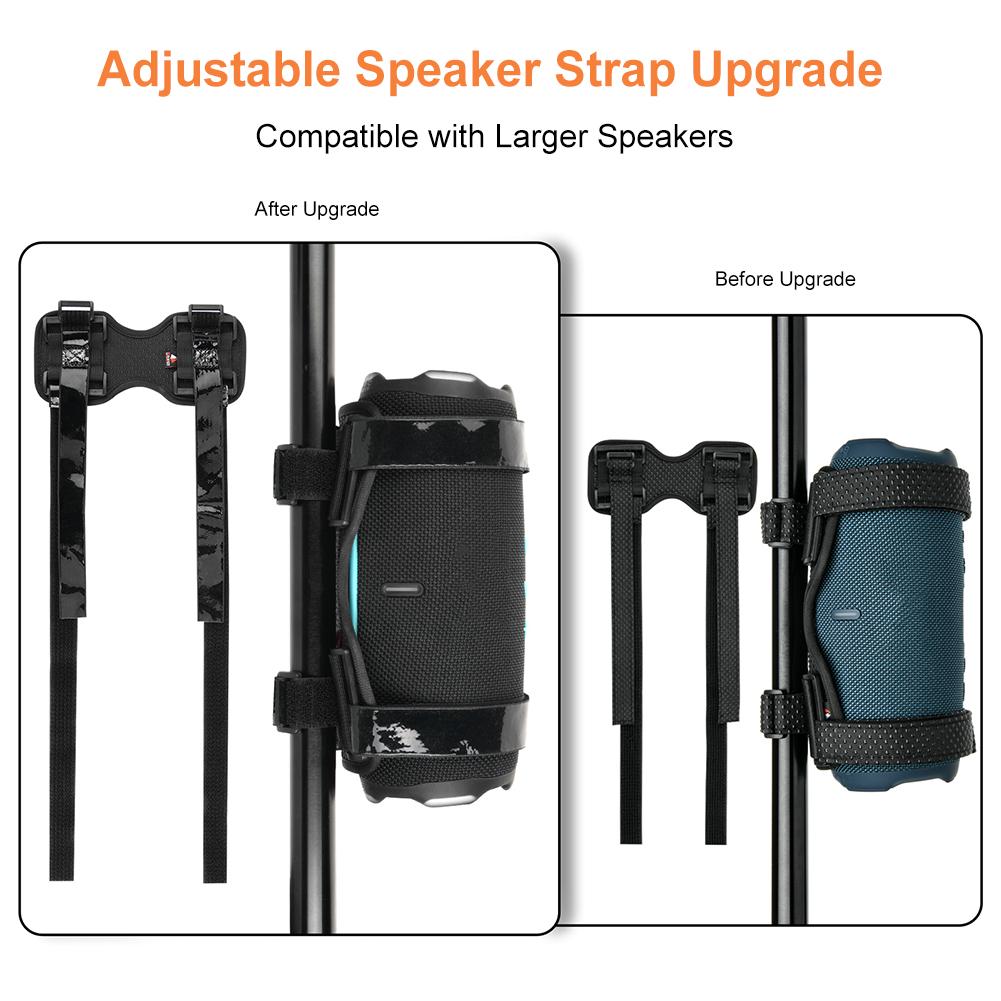 Adjustable Strap Bike Speaker Holder Attachment Adjustable Strap Accessory Holder for JBL Flip 6 5/Charge 5 Speaker Accessories