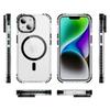 For iPhone 14 Clear Phone Case with Lens Kickstand Cover Compatible with MagSafe