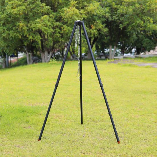 Bonfire Tripod Anti Slip Rust-proof Camping Cooking Tool Campfire Cooking Dutch Oven