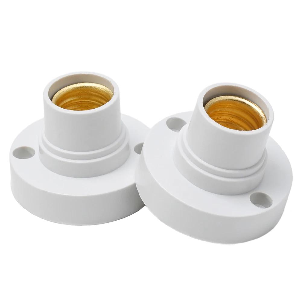 Base Fitting E14 Light Bulb Holder 100-230V Adapter Black Edison Screw Cap Lamp Fixing Replacement Socket Brand New