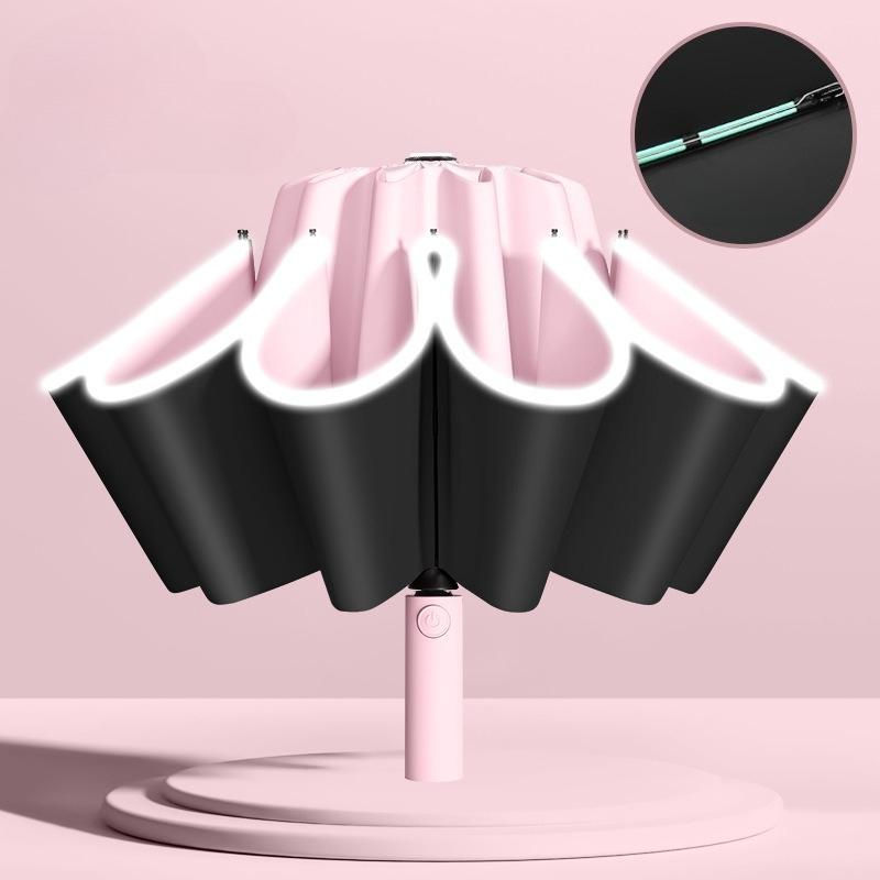 Automatic Reverse Folding Umbrella UV Blocking Sun Umbrella for Men Women 8K/10K 32/40 Bones Windproof Parasol