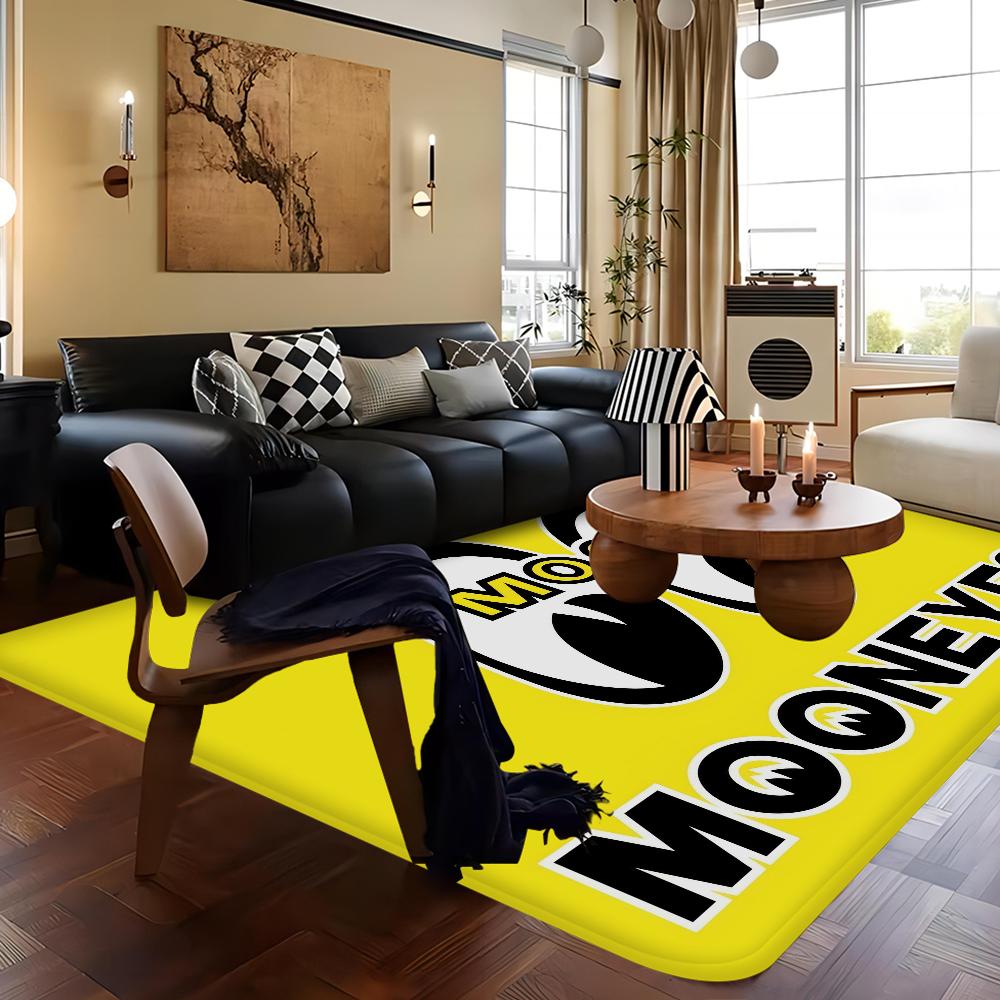 M-Moon Eyes Floor Mat Retro Multiple Choice Living Room Kitchen Rug Non-Slip Modern Home Decor