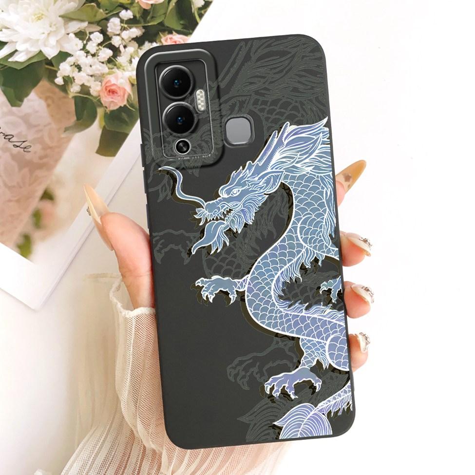 Casing For Infinix Hot 12 Play Cover Fashion Cartoon Cute Funny Painted Silicone Phone Case For Infinix X6816 X6816C