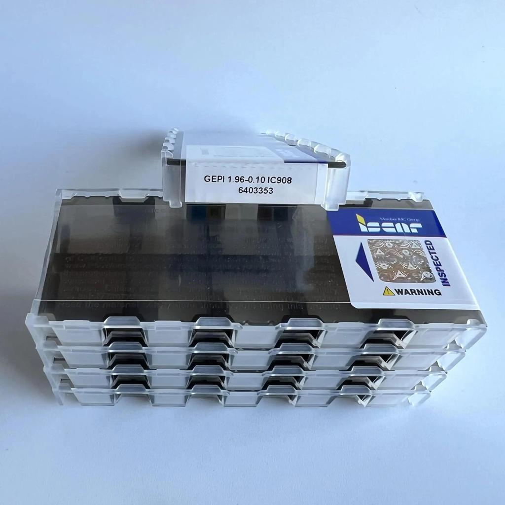 ISCAR / GEPI1.96-0.10 IC908 /Industrial indexable Carbide Inserts 10 PCS