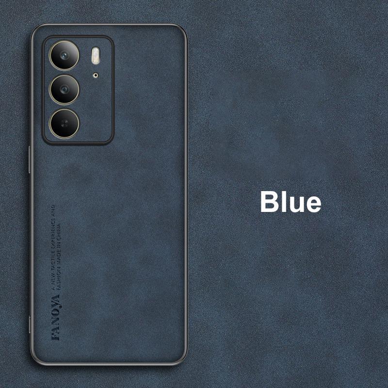 For Realme C75 Case Luxury PU Leather Phone Case For Realme C75 RealmeC75 Back Cover Matte Silicone Shockproof Full Protection