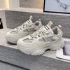 Platform dad shoes women's 2025 new autumn women's shoes street shot small people show height ins trendy sports style casual shoes