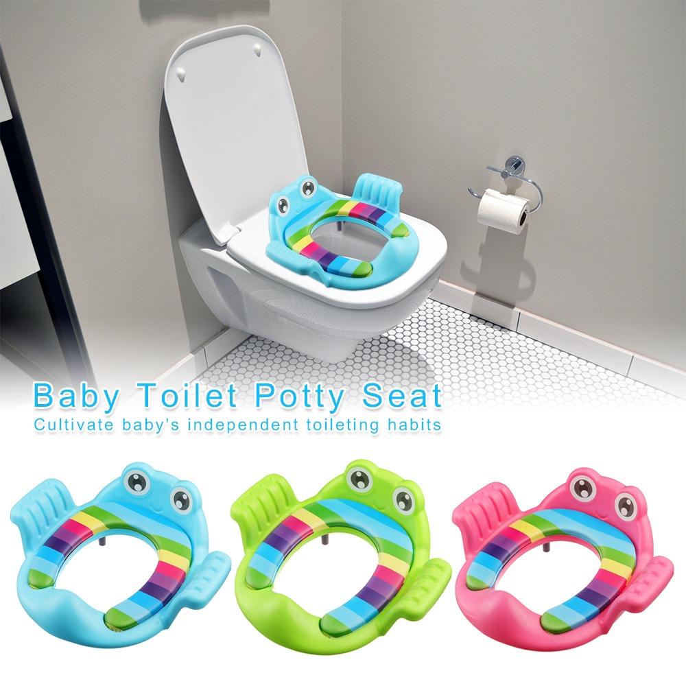 Easy to Clean Toddler Toilet Seat Soft Cushion Children Potty Potty Training Toilet for Infant