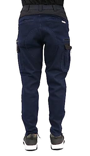 [CO-COS] RKN-6985 [ROCKEN BLACK KITE TOKYO] Jodhpur Cargo Pants, Indigo, Size L