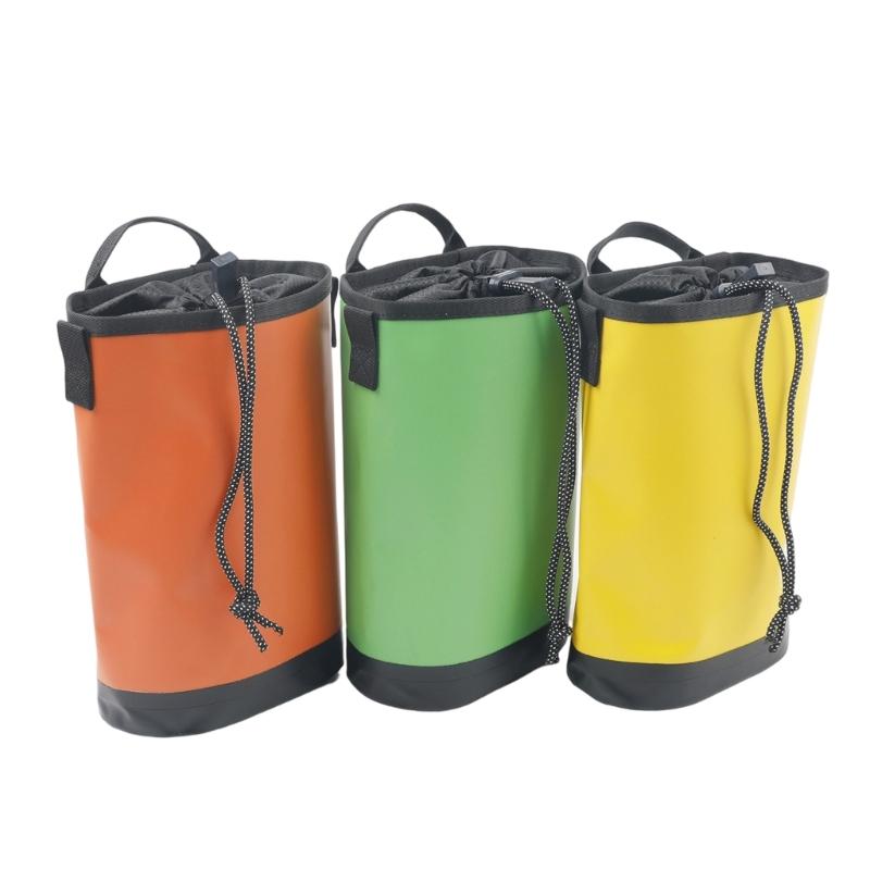 Heavy Type 5L Tool Bag with Hanging Rings Durability Water Resistant Storage Bag for Construction and Hiking Gear