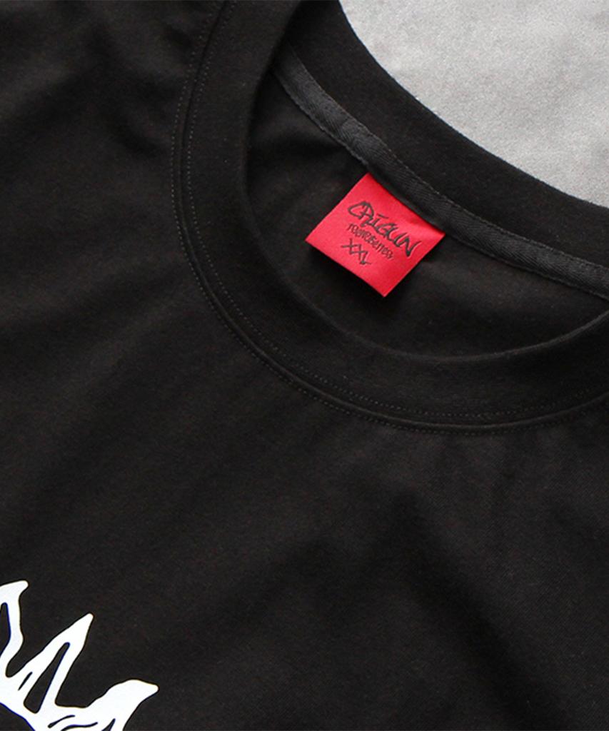 Keuligeon Blessed By The Sun 20S Semi-Oversized Short-Sleeve T-Shirt Black