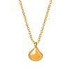 European & American 18K Gold Water Drop Necklace - Titanium Steel, Colorfast, Versatile Clavicle Chain, Retro Hip Hop Niche Jewelry for Women