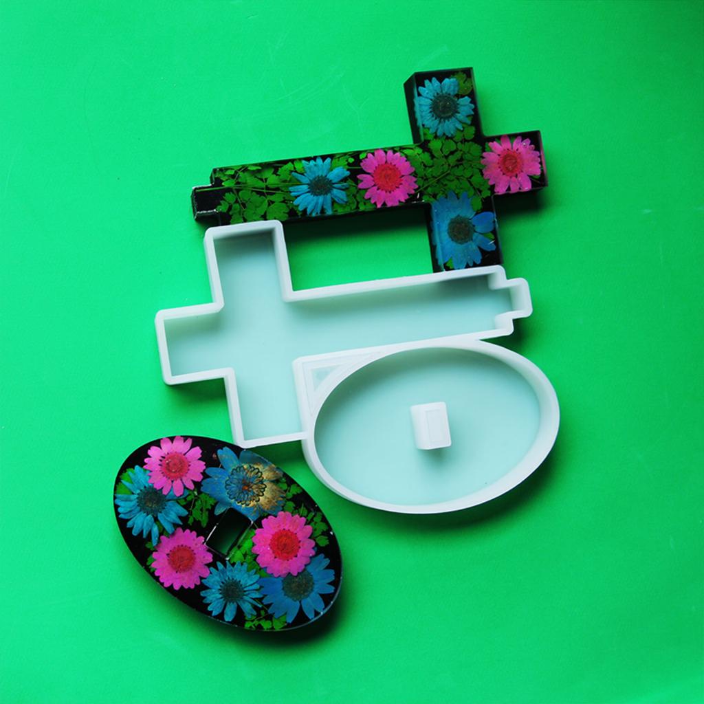 Quality Silicone Cross Molds Crafting Moulds Religious Thmem Moulds Jewelry Making Molds for Home Decors Art Project