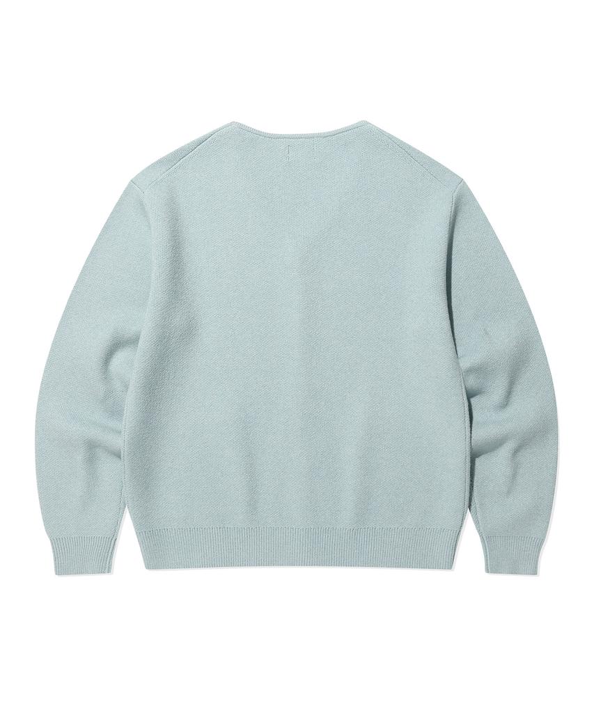 Wacky Willy V-Neck One-Point Cardigan Mint