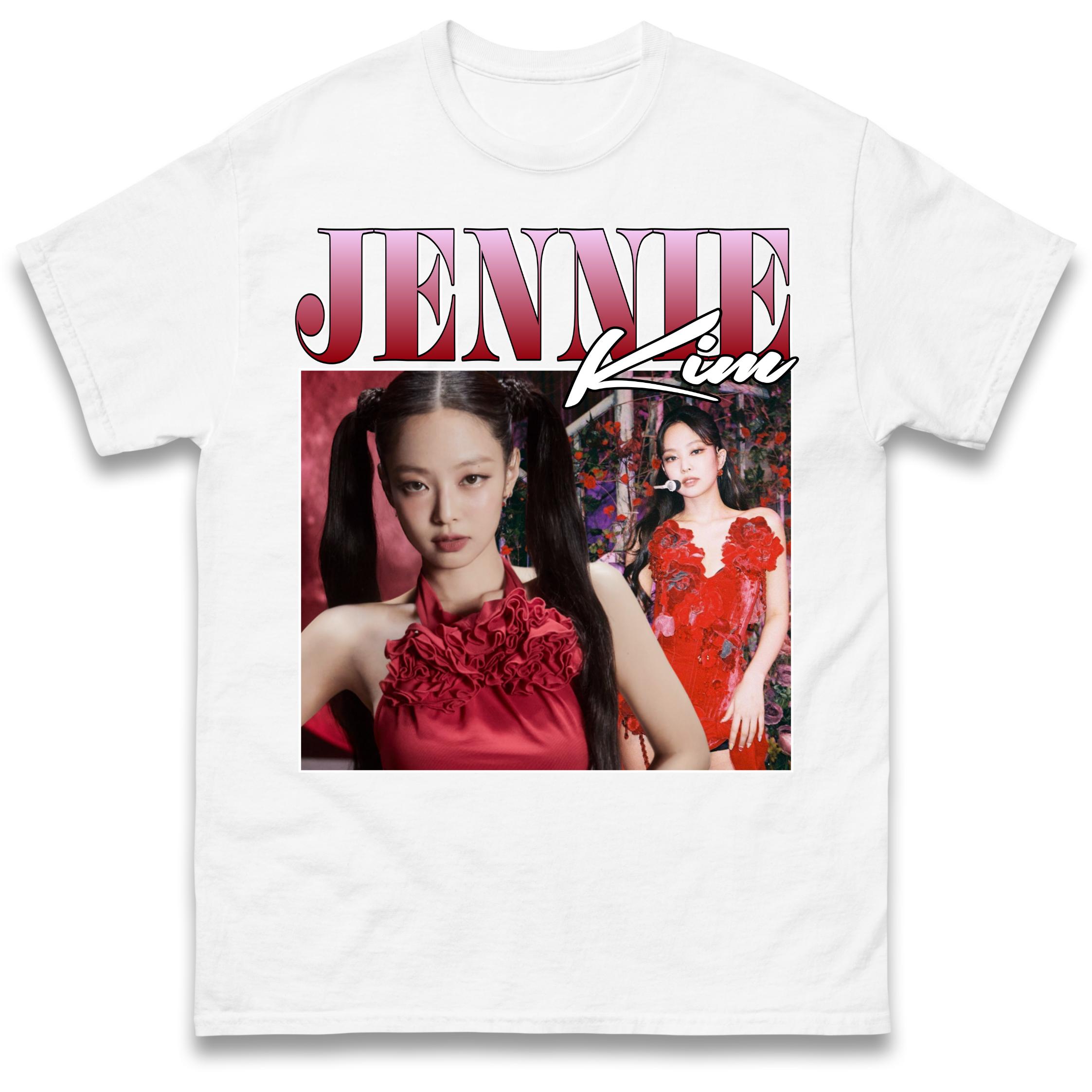 Jennie Kim T-Shirt Tshirt Mens Womens Tops Unisex Tees 100% Cotton 4XL
