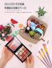 Besharppin Makeup Large Perfect for Business Trips and Travel Pouch, Capacity, Lightweight, Stand-Up Storage, (Khaki)
