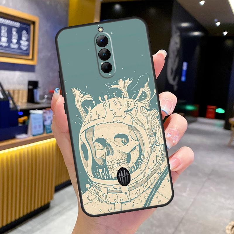 Trippy Skeleton Case For Nubia Red Magic 8 9 10 Pro Plus 6 7 6S 7S Pro 6R 5G RedMagic 8S 9S Pro Plus Cover