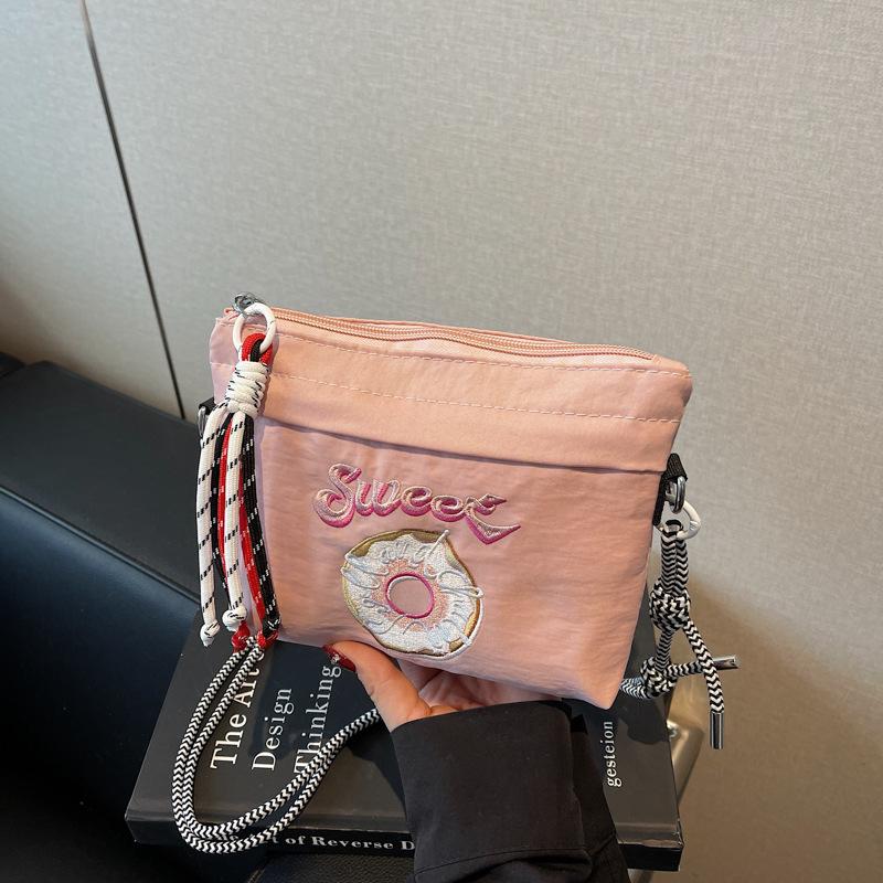 Summer versatile women's bag new fashion shoulder messenger bag cloth bag casual small square bag