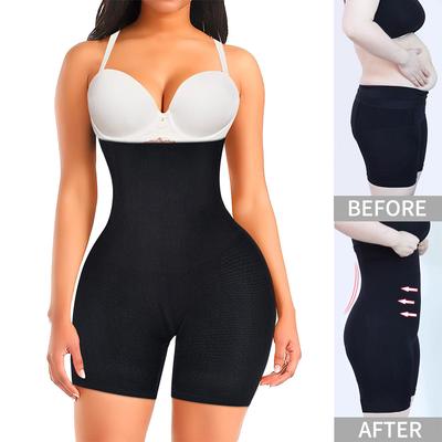Damen Shapewear Shorts Bauchkontrolle Boyshorts High Waist Trainer Body Shaper Schlankmachende Unterwäsche Formende Slips Po-Lifting