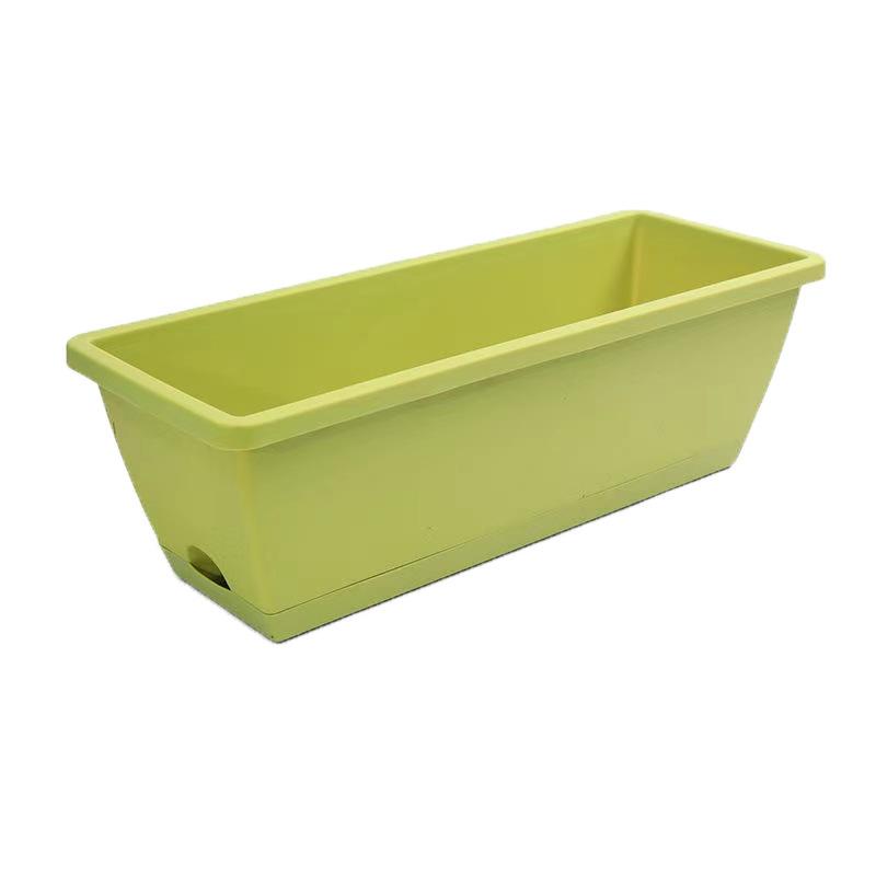 Großer Blumentopf mit Untersetzer für Balkongärtnern - 50cm 19cm 15cm