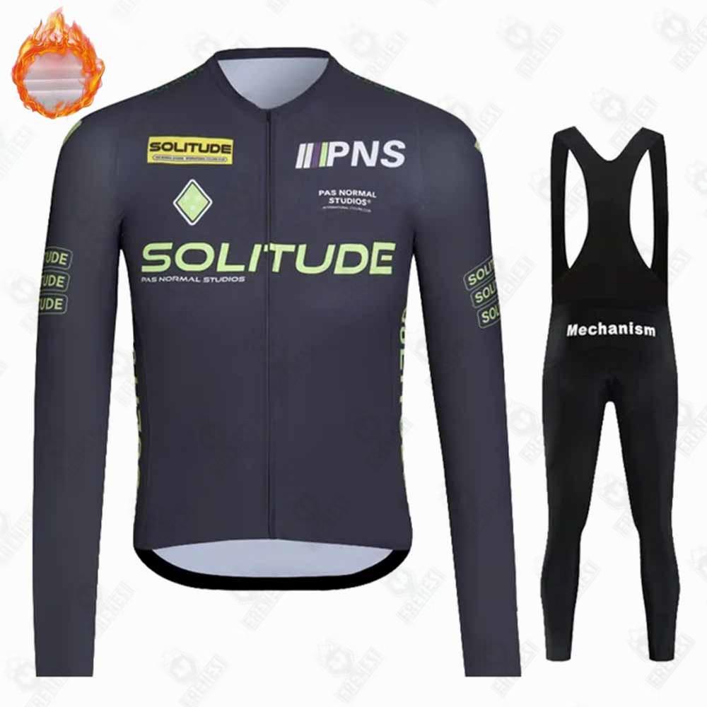 PNS fleece suit winter cycling suit long sleeve overalls trousers road bike mountain bike outdoor clothing XXS