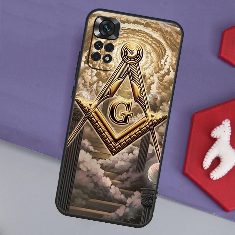 Freemasonry Logo Symbol Funda For Xiaomi Redmi Note 14 Pro 13 12 11 9 10 9S 10S 11S 12S Redmi 14C 10C 12C 13C Case