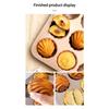 6/12 Cavity Shell Shape Madeleine Cake Pan Dessert Mold For Quick Baking Carbon Steel Nonstick Easy Cleaning Design
