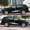 (2Pcs) Mountain Tree Forest Graphic Car Sticker Waterproof Sunscreen Decorative Side Door Vinyl Decal Accessories For Pickup Truck SUV Off-Road RV