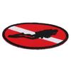 Scuba Diving Dive Flag Embroidered Patches Flag Iron On Diving Flag Patches Embroidered Diver Badge