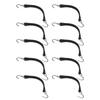 10 Pcs Truck Tie Down Cord 10in Heavy Duty Motorcycle Trailer Tow Rope Bungee Cord Tarp Straps with Hook