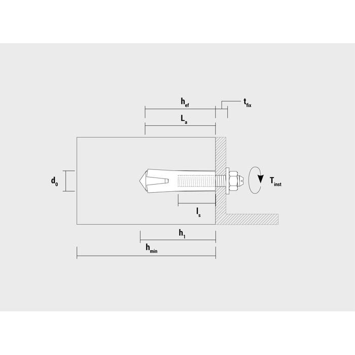 Taco hémbré conique expansor - CELO - 98SAP - Anclage métallique - 10x30 mm - Lot de 100 unités