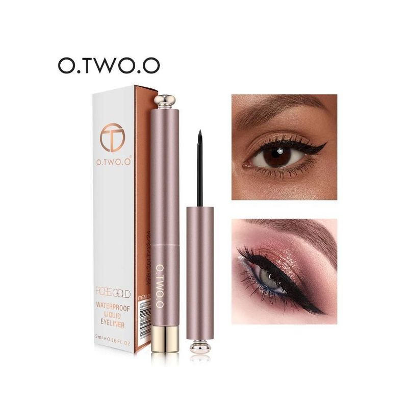 O.TWO.O - Long Lasting Matte Liquid Black Eyeliner - 2 TYPES