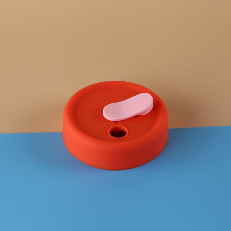 Double-hole Cover, Straw Silicone Cap, Buckle Silicone Cover, Cute, Cartoon, Dust-proof, Can Accommodate Large Straw