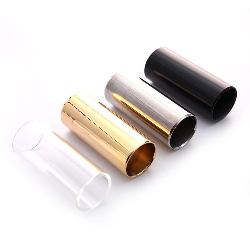 60Mm Guitar Slide Bar Stainless Steel Metal/Glass Finger Slides For Ukulele