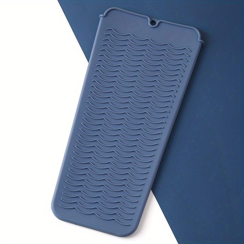 Silicone Heat Insulation Pad Heat Resistant Silicone Mat Pouch For Flat Iron, Hot Hair Tools