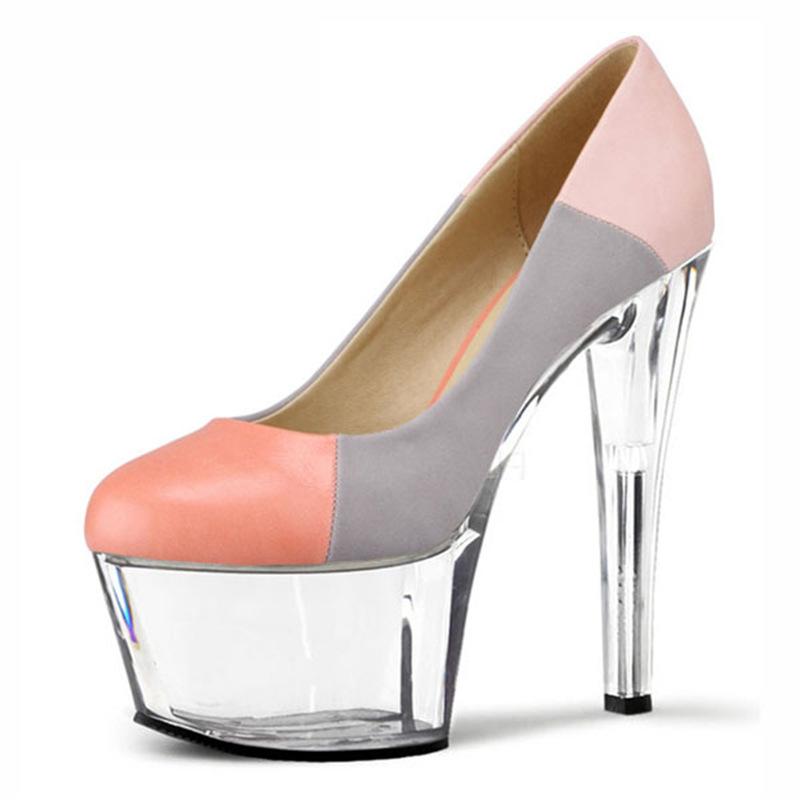 24 New Models, Color Matching High Heels 17CM Stiletto Table Shoes, Versatile Fashion Single Shoes