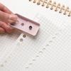 1pc Mini Single Hole Punch 6mm Circle Holes Small Tiny with Non-Slip Removable Base & Lock for Journaling