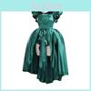Woensdag Agnes de Mille Groene Cosplay Jurk Met Polyester Stof Voor Tiener En Volwassen Kostuums