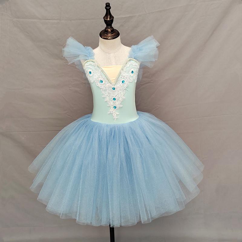 Costume da Balletto per Bambini: Gonna Performance Cigno Piccolo per Lezione di Danza - Edizione 1 Giugno