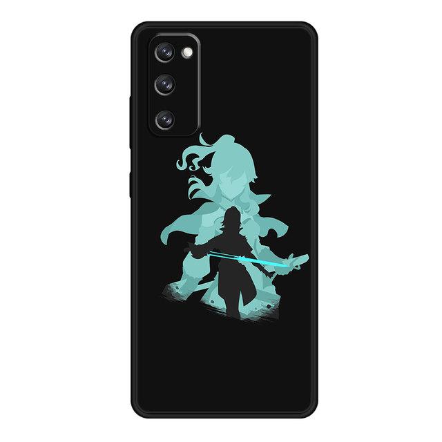 

Чехол для телефона Samsung S21 Plus S20 Fe S9 S8 S10 Lite S22 Ultra 5g Note 20 10 S7 S10e Soft Genshin Impact аниме Samsung S20 FE 2022