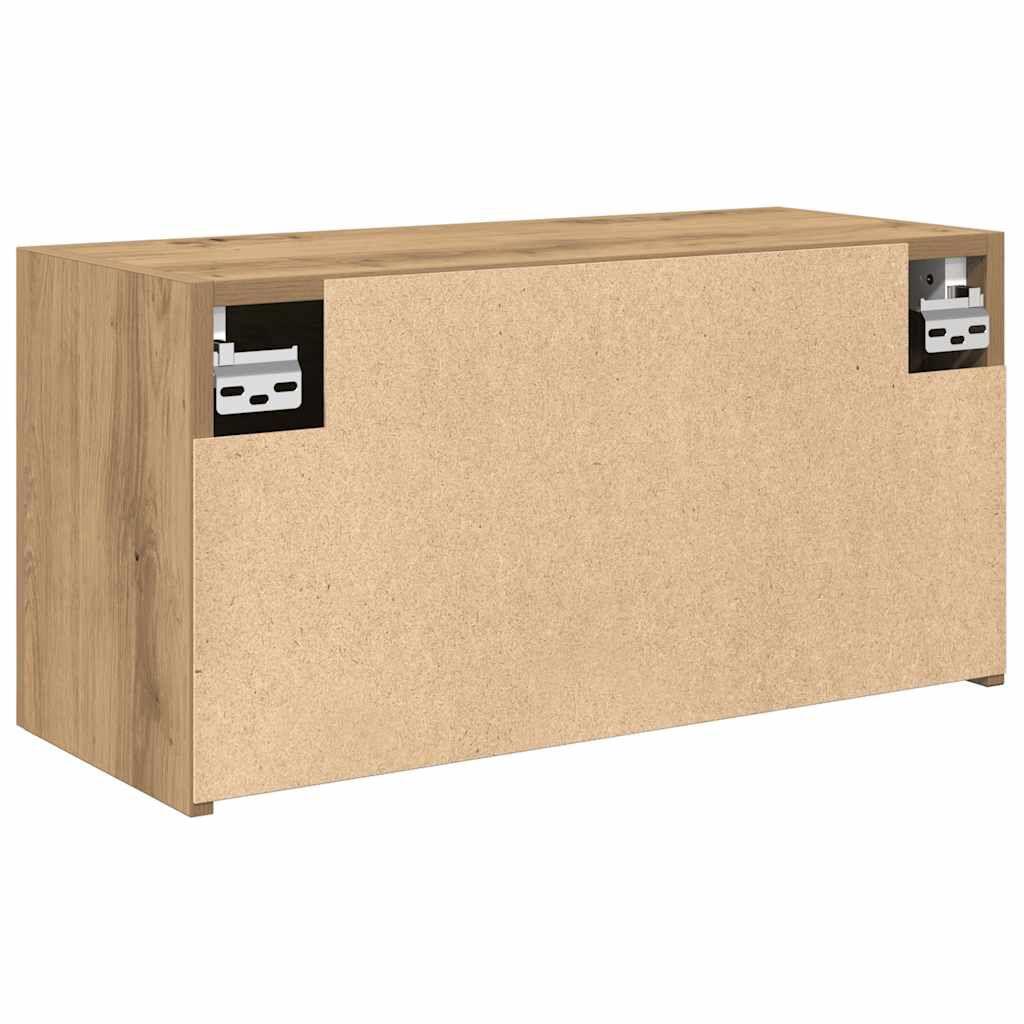 Wandhängender Badezimmer-Schrank, Klappregal Für Den Eingangsbereich, Aufbewahrungs-Wandregal Für Das Wohnzimmer, 60x25x30 Cm