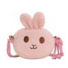 Children's Plush Rabbit Crossbody Purse - Cute Princess Handbag for Baby Girls
