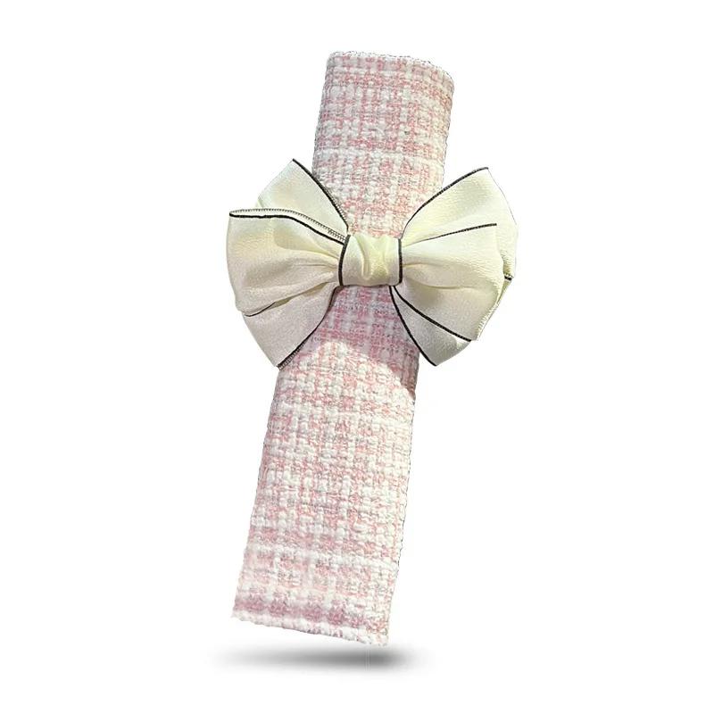 1PC  Flower Shoulder Protector Cartoon Creative Car Seat Belt Shoulder Protector Interior Accessories Princess Bow Decor