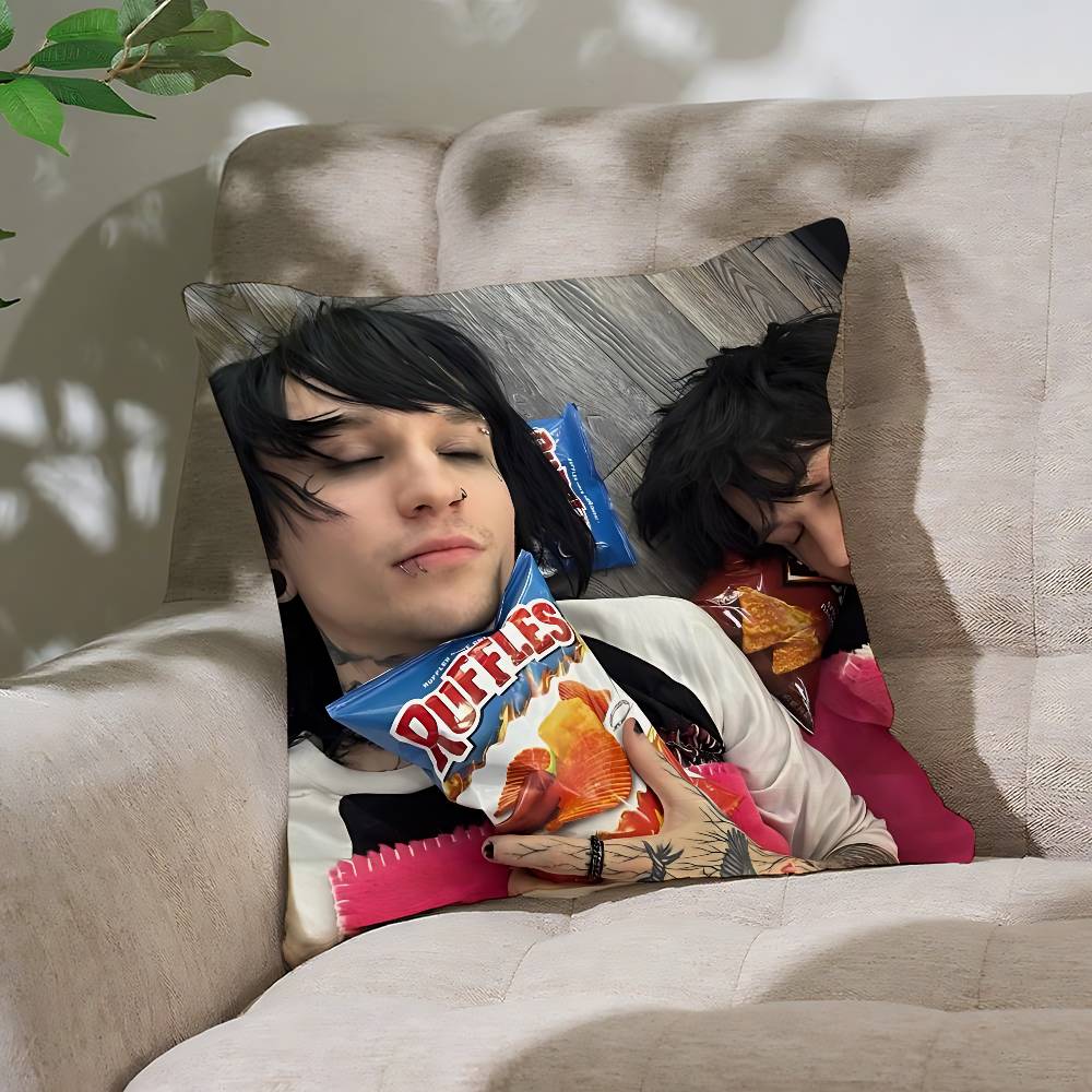 CoolJake Webber Johnnie GGuilbert Customizable Square Pillowcases Stylish And Soft Perfect For Beds Cars And Sofas