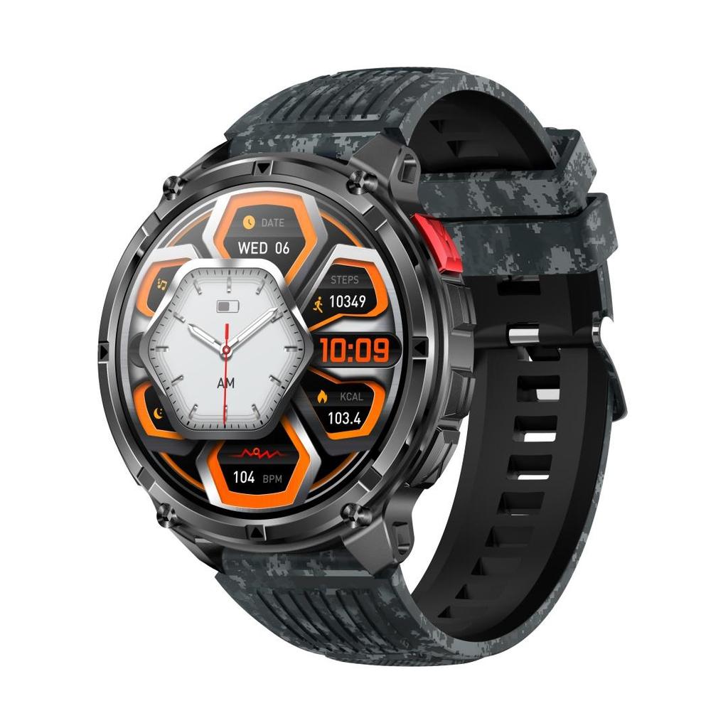 Rainbuvvy HT33 Bluetooth Smartwatch 1.7inch IPS Display IP68 Waterproof Super Long Standby 1100mAh BLE5.2 Android Sports Watch Multi-language