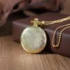 2pcs/set, Women's Hollow Out Golden Eagle Pocket Watch, Womens Necklace Pocket Watches with Box, Ideal Choice for Gifts To Women.