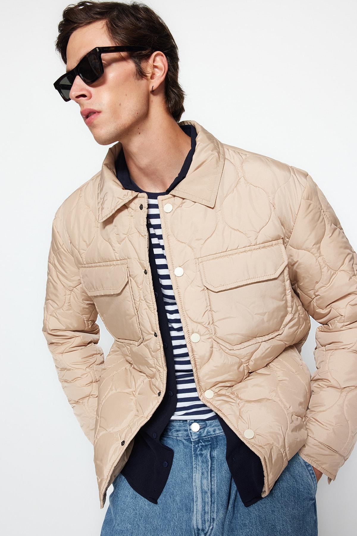 

Stone Unisex Regular Fit Водо- и ветронепроницаемое стеганое пальто TMNAW24MO00016..