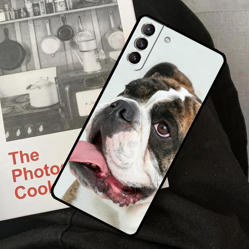 French Bulldog Design Phone Case For Samsung Galaxy S24 S22 S23 Ultra S20 S21 S24 FE S9 S10 Plus Note 10 20 Ultra
