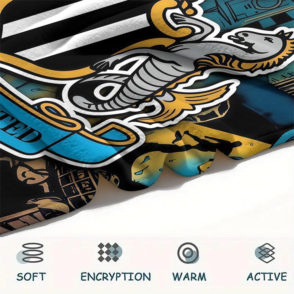 Custom Name Newcastle United Flannel Blanket, High Quality Comfortable for All Seasons, Home Decor, Warmth and Comfort
