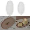 DIY Crystal Oval Trays Silicone Molds Unique Storage Dish Resin Molds Birthday Gifts Rolling Tray Mold DIY Plate Molds