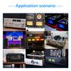 VU Meter Yellow Backlight High Accuracy Power Amplifier Meter Audio Level Meter DB Level Header DC500uA Square Meter